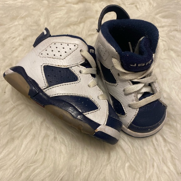 GUC✨ 2012 Infant Air Jordan 6 Retro TD 'Olympic' 2012 4c - Picture 3 of 8